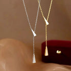 Triangle Pendant Y Necklace - NORIVE