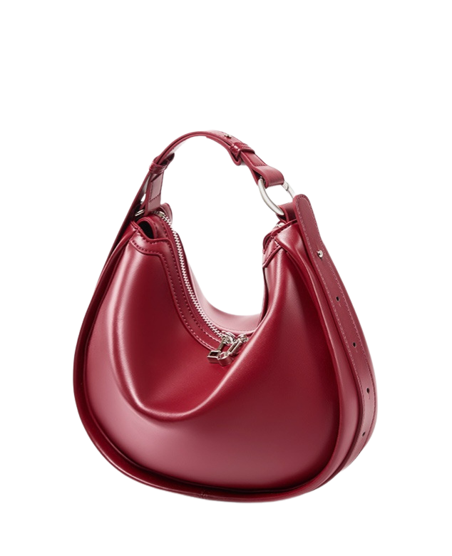 Luna Crescent Shoulder Bag | Genuine Leather Women's Handbag