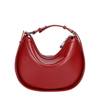 Luna Crescent Shoulder Bag | Genuine Leather Women's Handbag