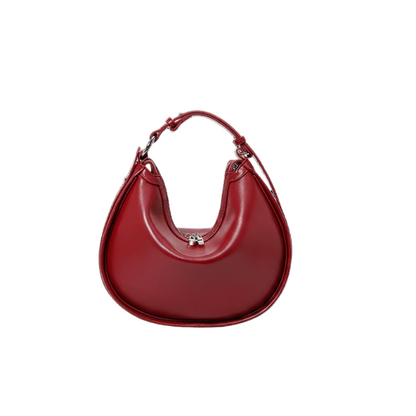 Luna Crescent Shoulder Bag | Genuine Leather Women's Handbag