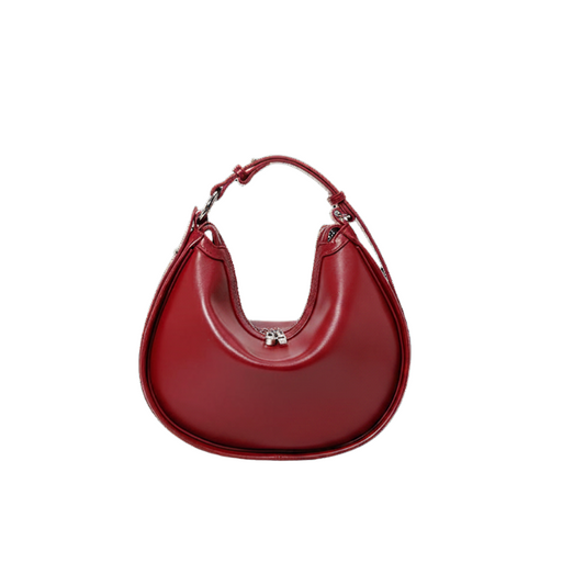 Luna Crescent Shoulder Bag | Genuine Leather Women's Handbag