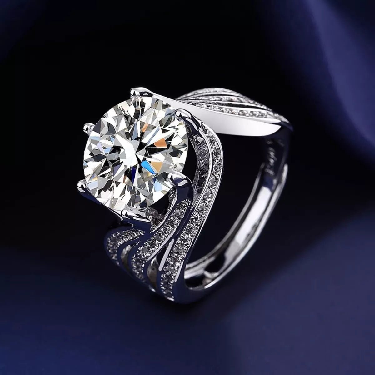 3 Carat Moissanite 925 Sterling Silver Ring - NORIVE
