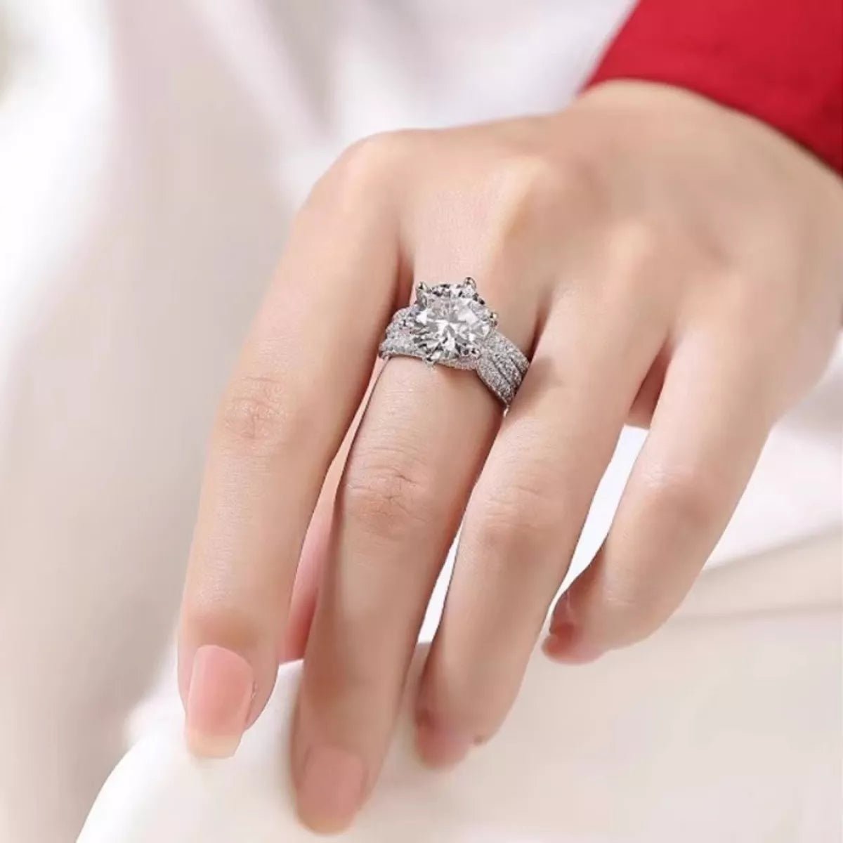 3 Carat Moissanite 925 Sterling Silver Ring - NORIVE