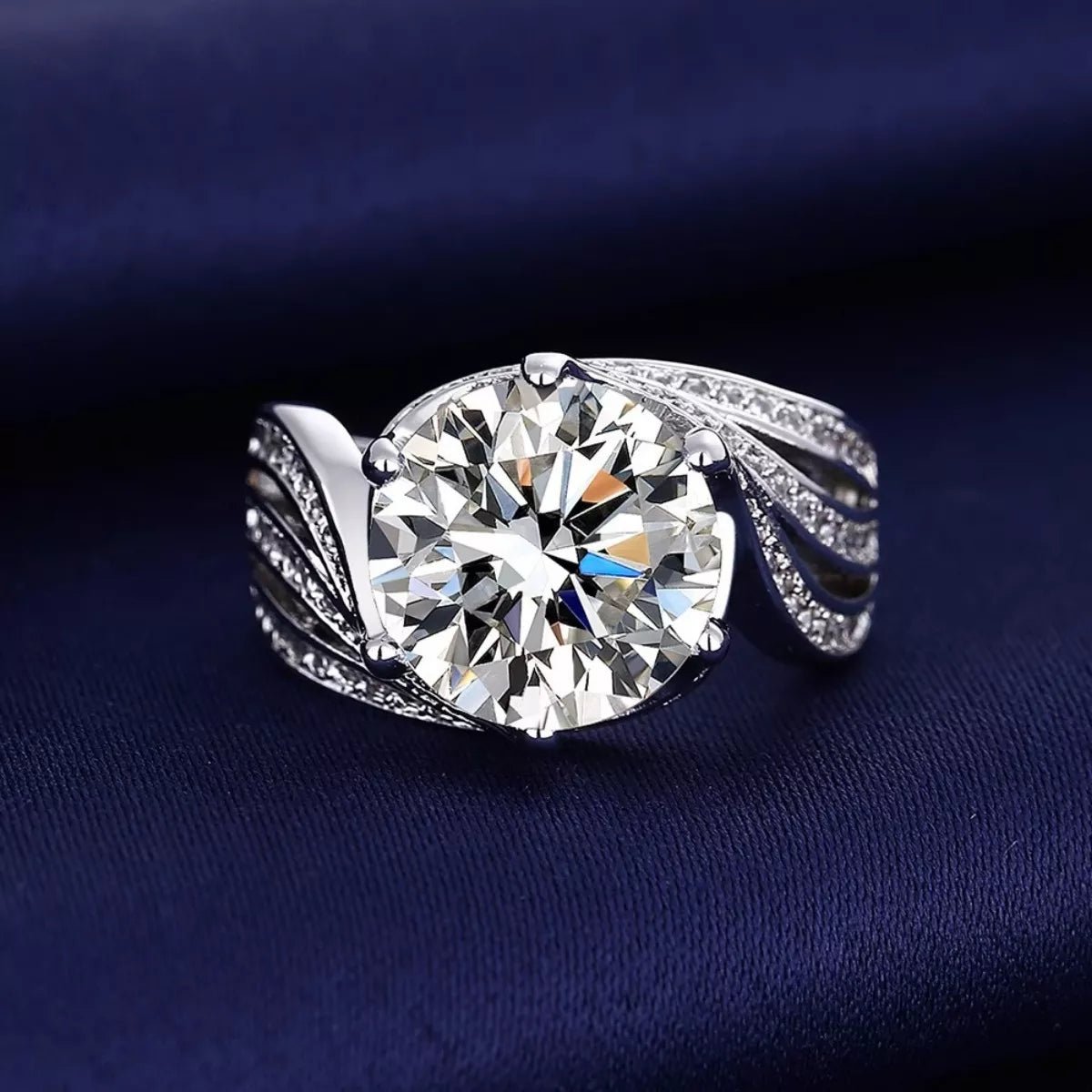 3 Carat Moissanite 925 Sterling Silver Ring - NORIVE