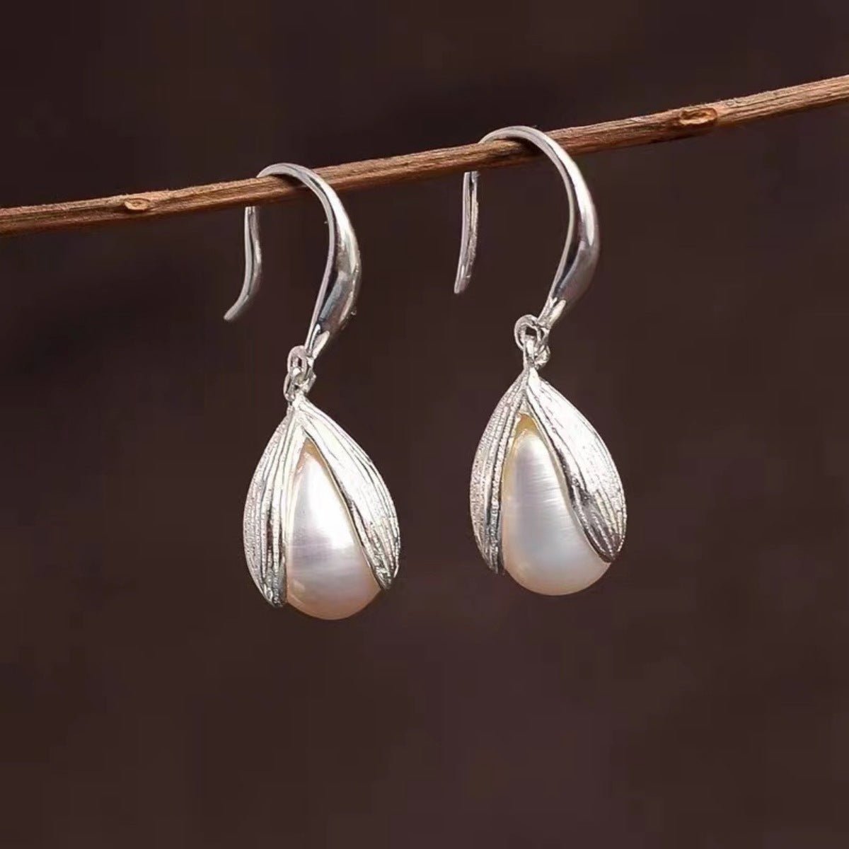 925 Sterling Silver Drop Earrings - NORIVE