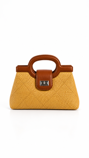 Banig Isla Woven Straw Handbag | NORIVE