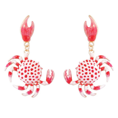 Alloy Crab - Shaped Earrings - NORIVE