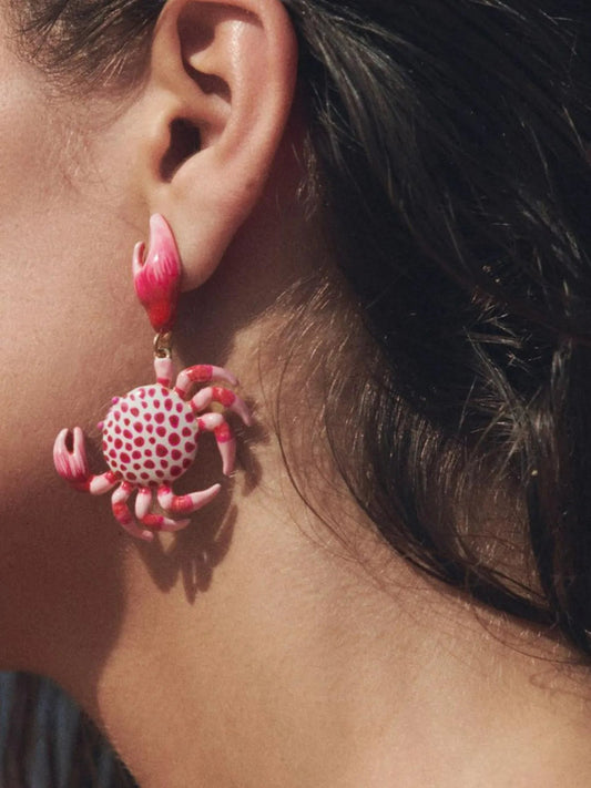 Alloy Crab - Shaped Earrings - NORIVE
