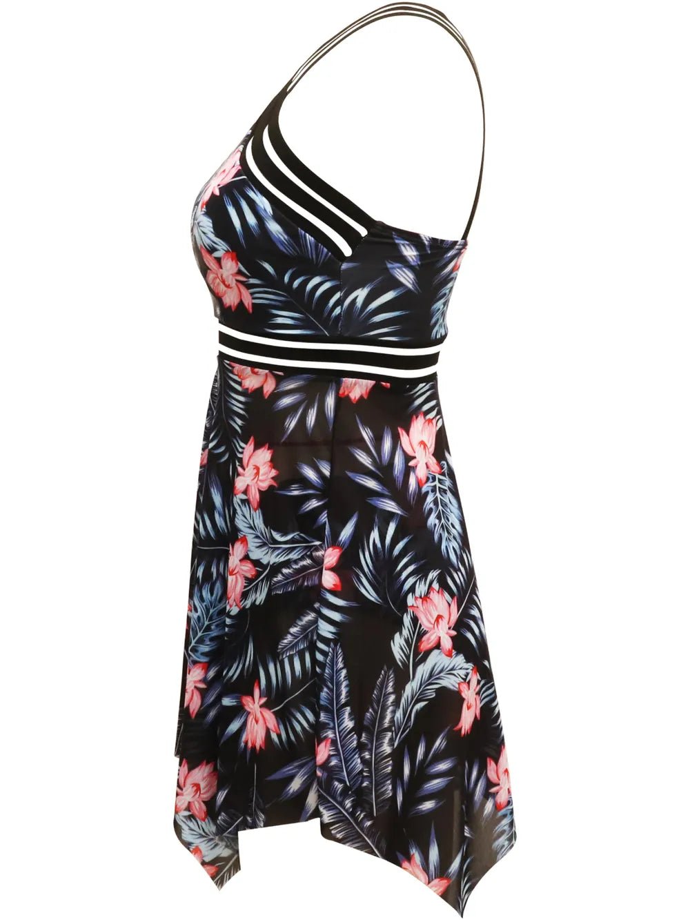 Cutout Printed Two - Piece Swim Set - NORIVE