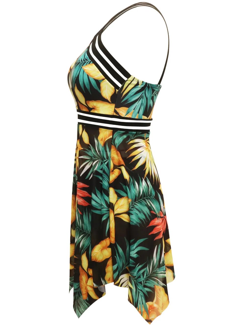 Cutout Printed Two - Piece Swim Set - NORIVE