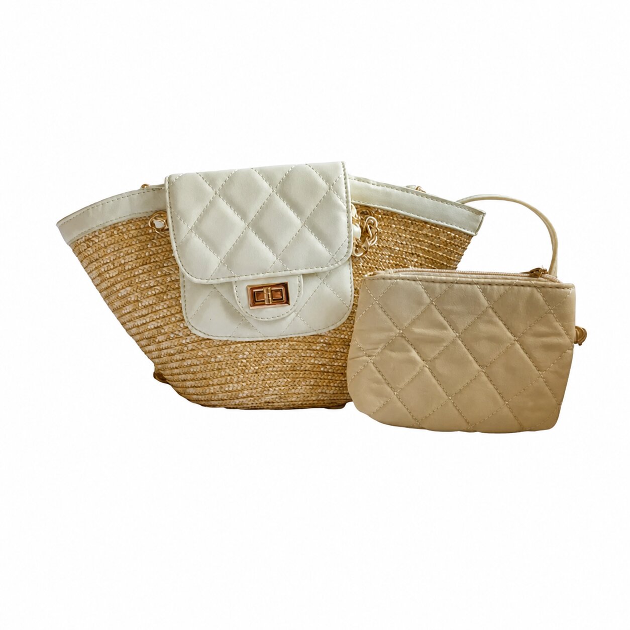 Small Woven Straw Beach Bag | NORIVE