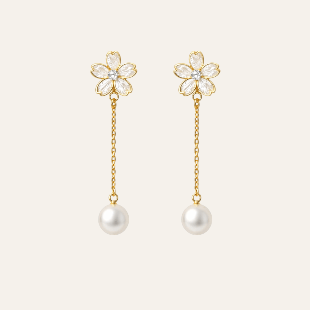 Floral Drop Earrings