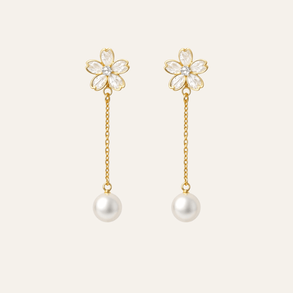 Floral Drop Earrings