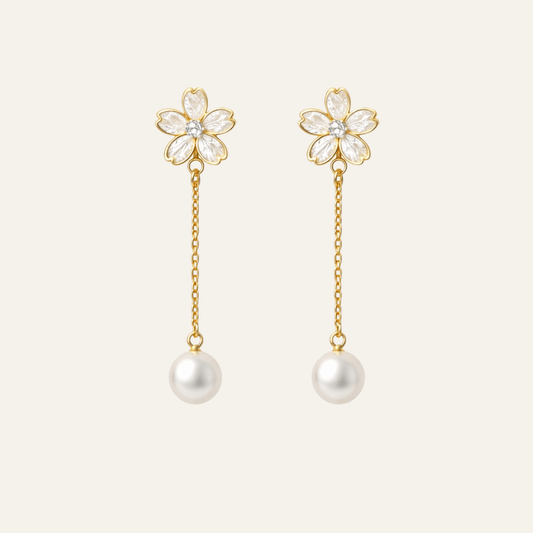 Floral Drop Earrings