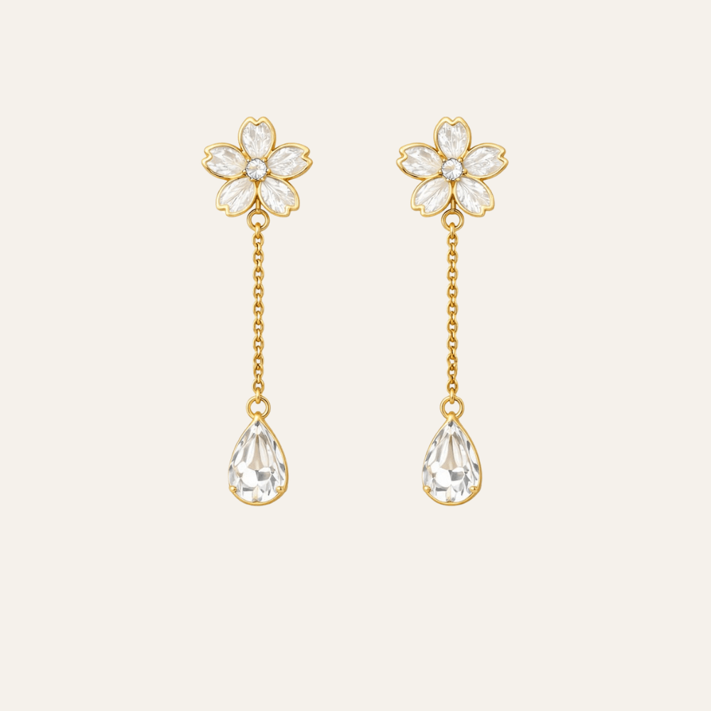 Floral Drop Earrings - NORIVE