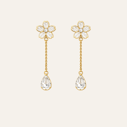 Floral Drop Earrings - NORIVE