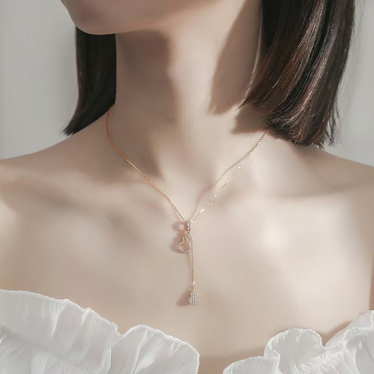 Gourd Y - Shaped Necklace - NORIVE