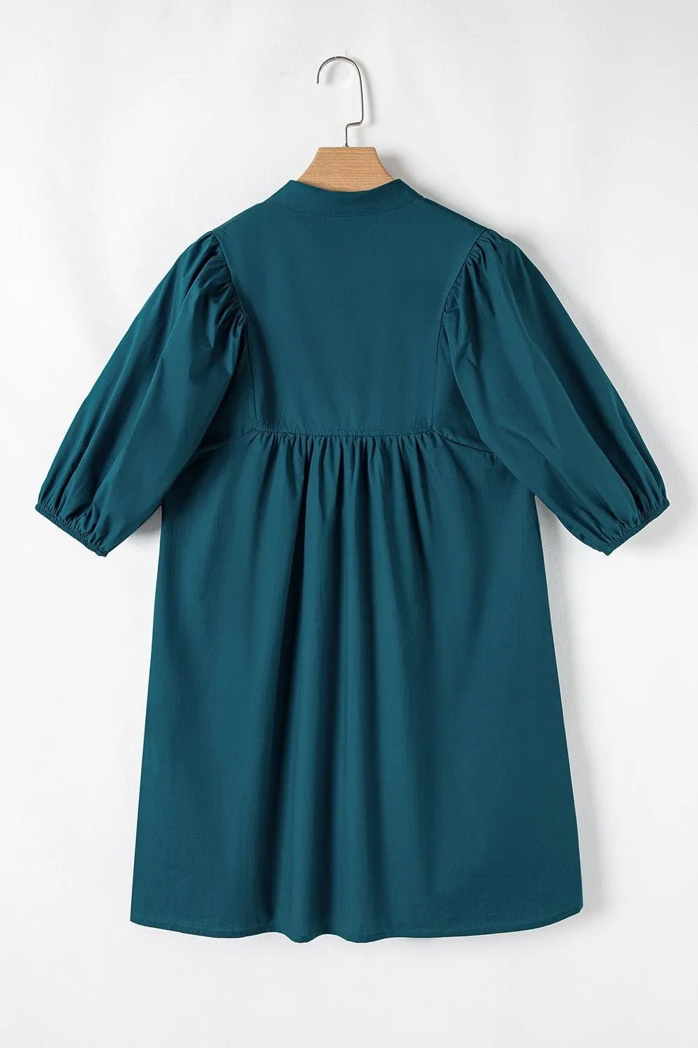 Loose Fit Puff Sleeve Mini Dress - NORIVE