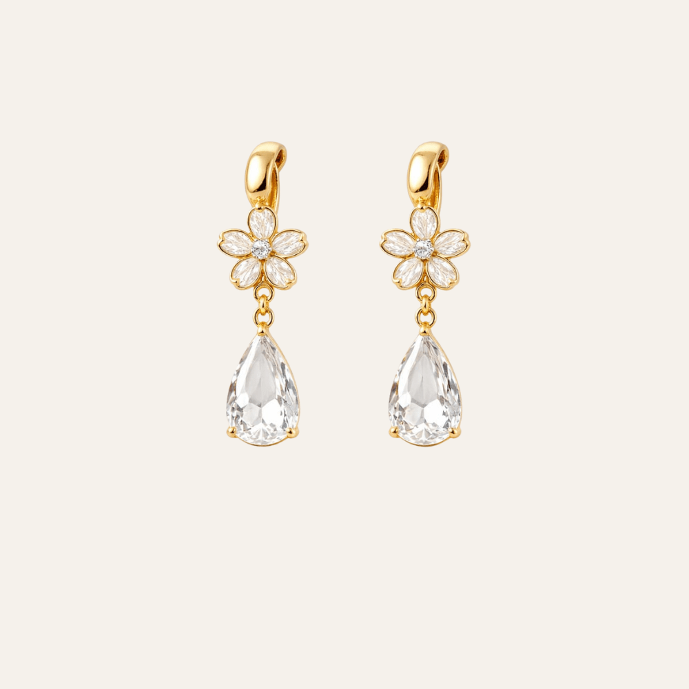 Lumière Floral Drop Earrings - NORIVE