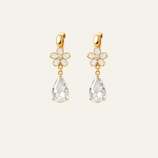 Lumière Floral Drop Earrings - NORIVE