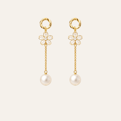 Lumière Floral Drop Earrings - NORIVE