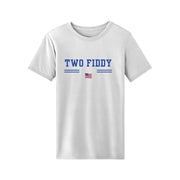TWO FIDDY All-American Varsity Tee – Retro USA Graphic T-Shirt