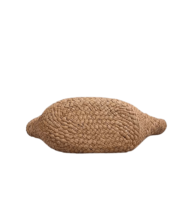 Norive Coastal Straw Tote | Woven Beach Bag with Leather Handles - NORIVE