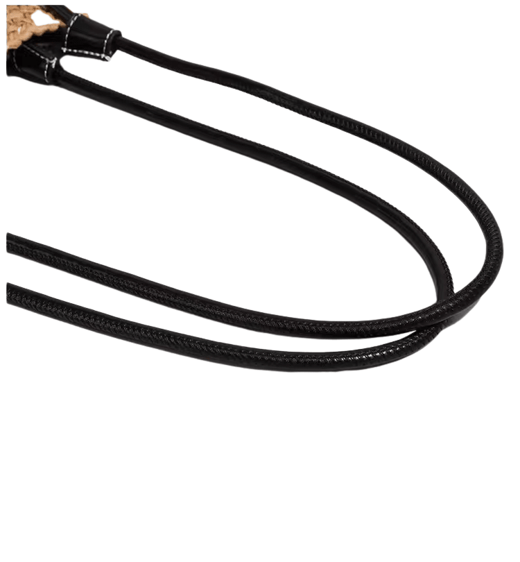 Norive Coastal Straw Tote | Woven Beach Bag with Leather Handles - NORIVE