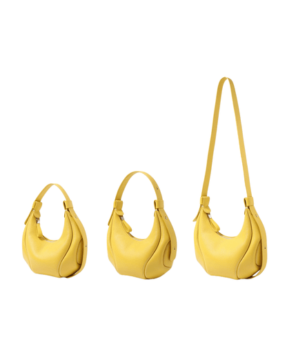 NORIVE Women's Genuine Leather Crescent Hobo Bag - NORIVE