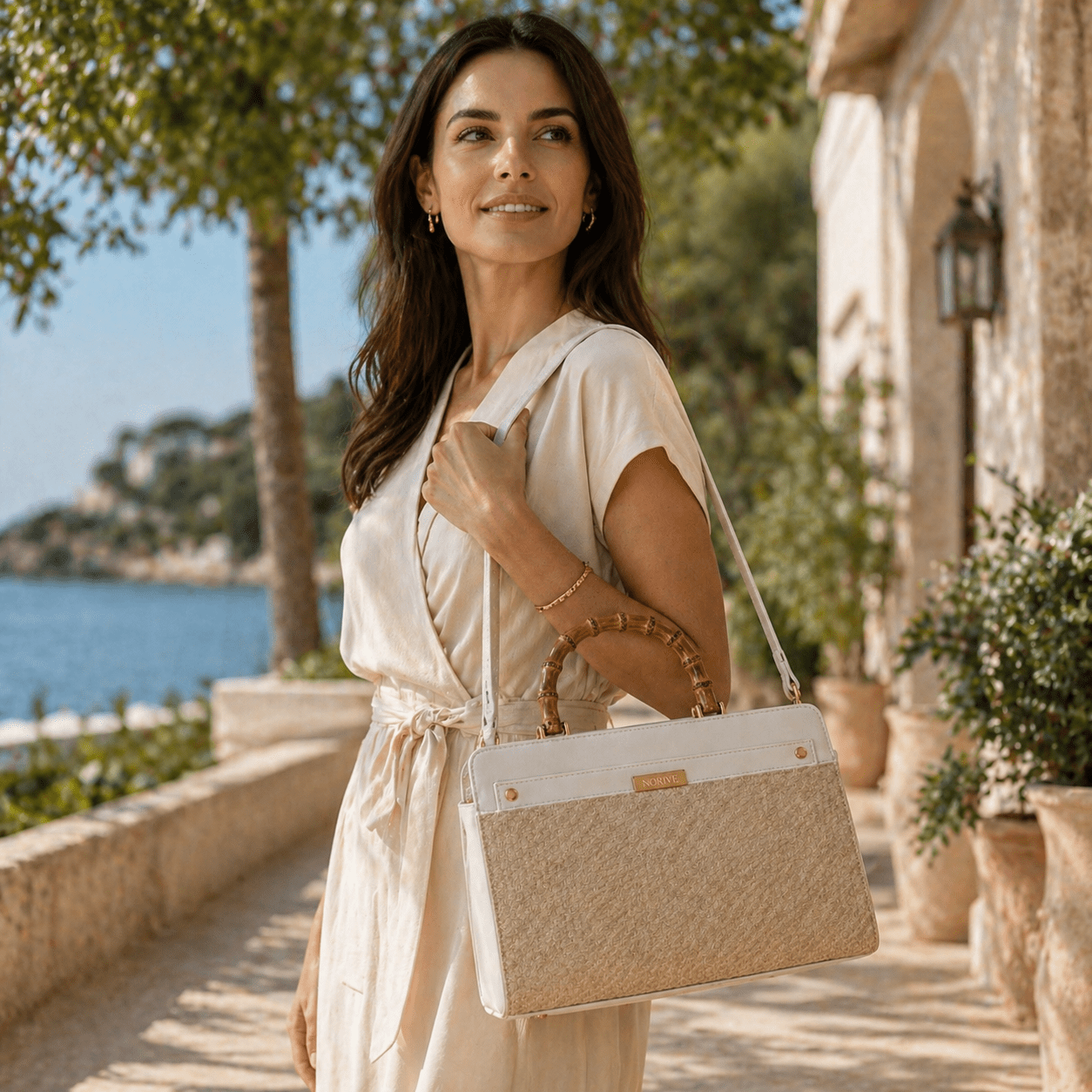Solana Bamboo Satchel - NORIVE