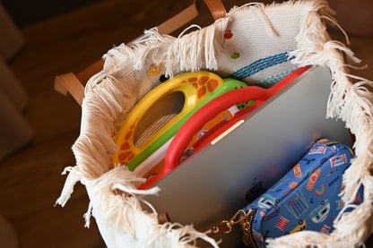 Summer Vibes Fringe Canvas Tote Bag | NORIVE - NORIVE