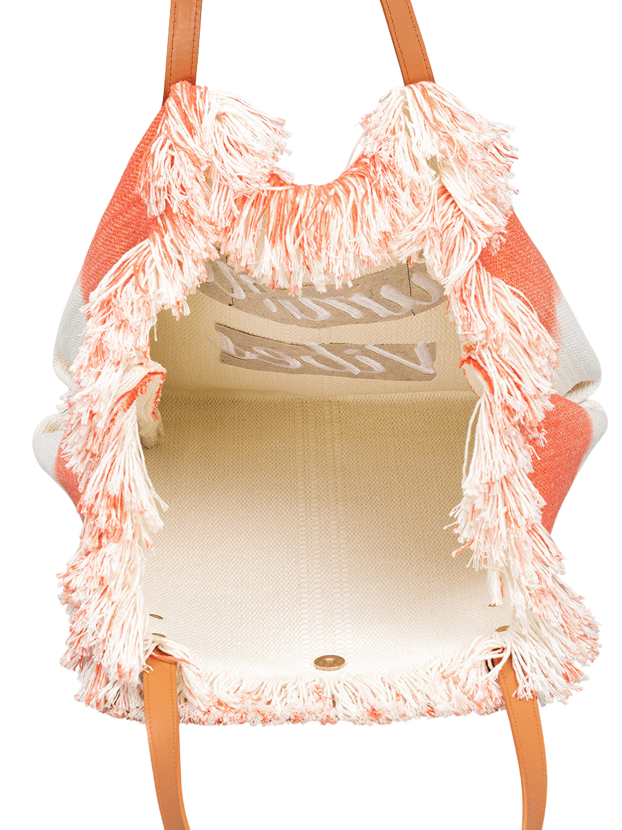 Summer Vibes Fringe Canvas Tote Bag | NORIVE - NORIVE