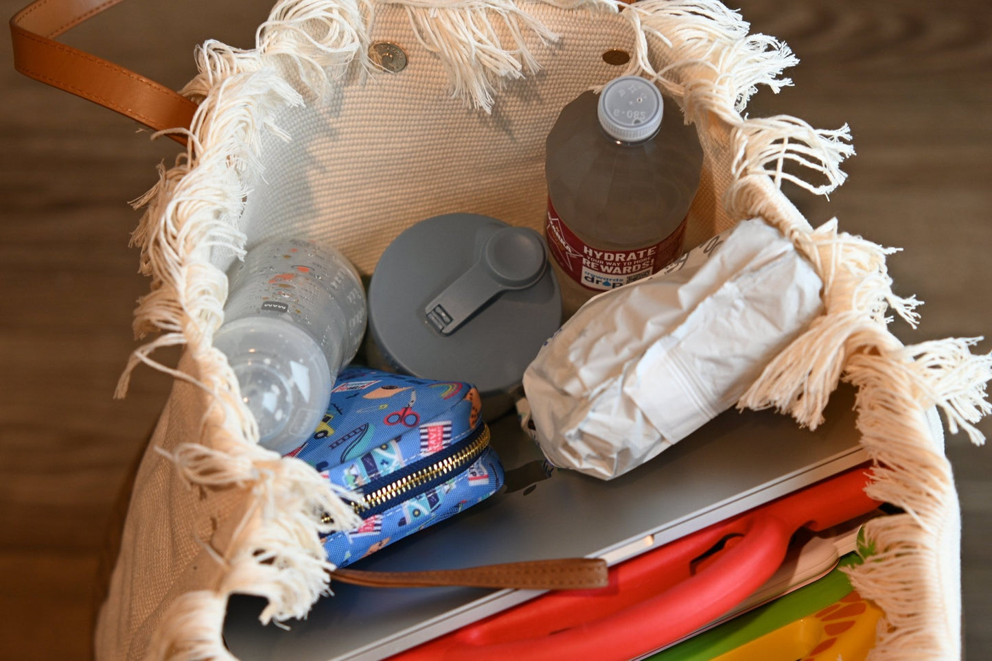 Summer Vibes Fringe Canvas Tote Bag | NORIVE - NORIVE