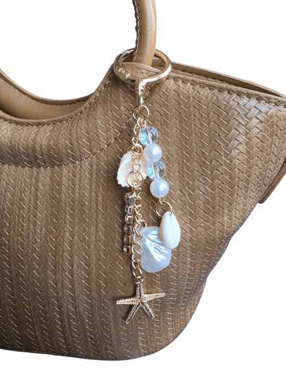 Taupe Woven Top Handle Crossbody Handbag | NORIVE - NORIVE