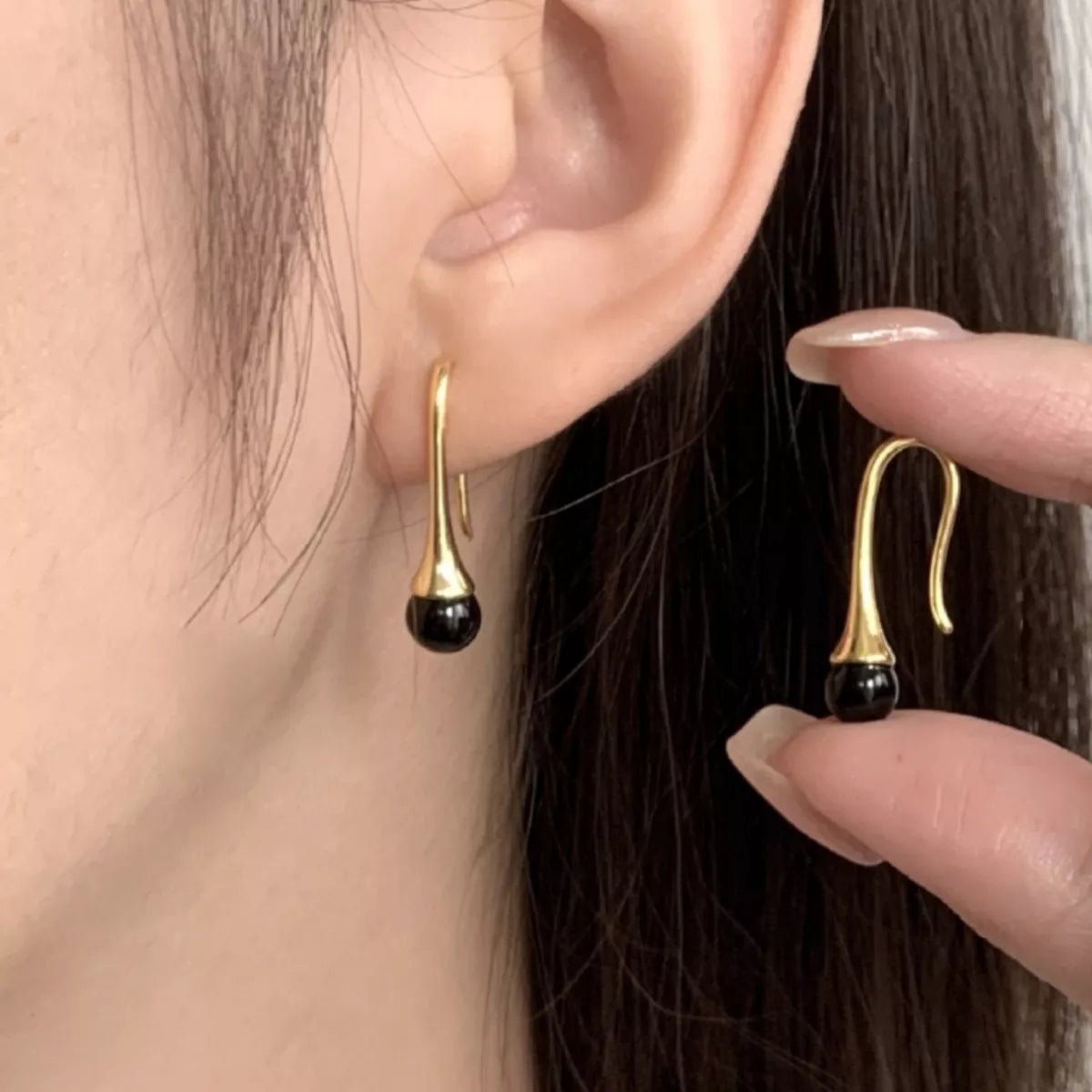Teardrop Hook Earrings - NORIVE