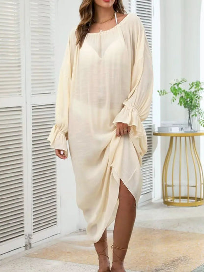 The Isla Backless Flounce Cover - Up - NORIVE