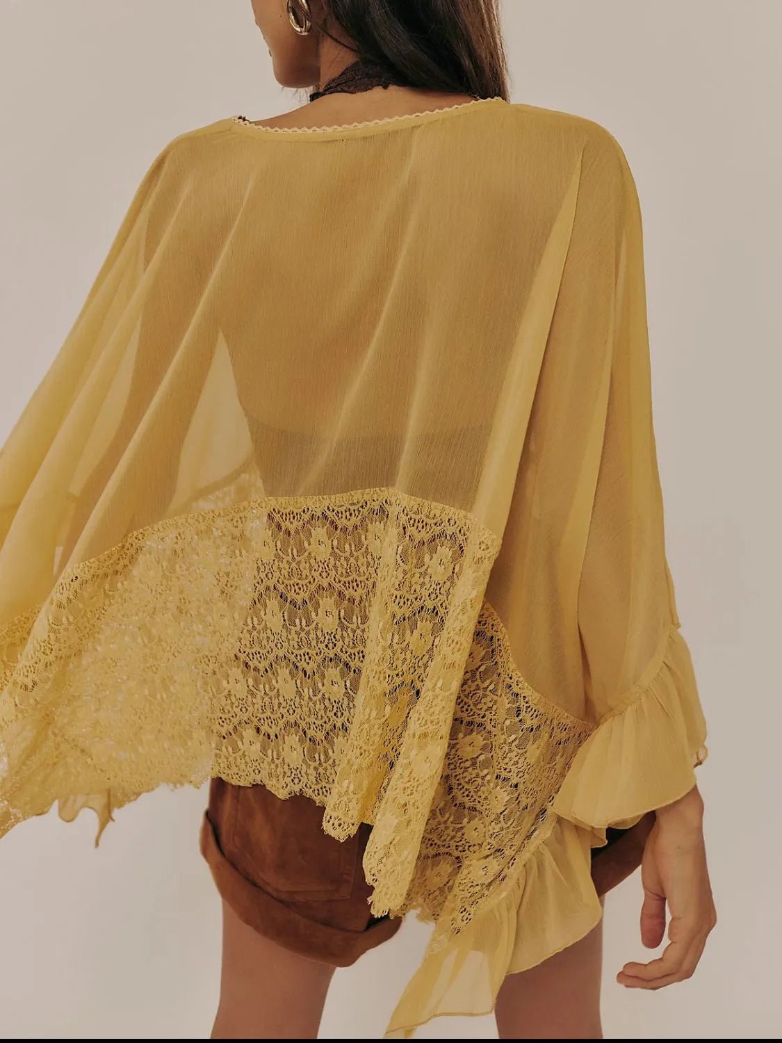 The Isla Lace Ruffle Cover - Up - NORIVE