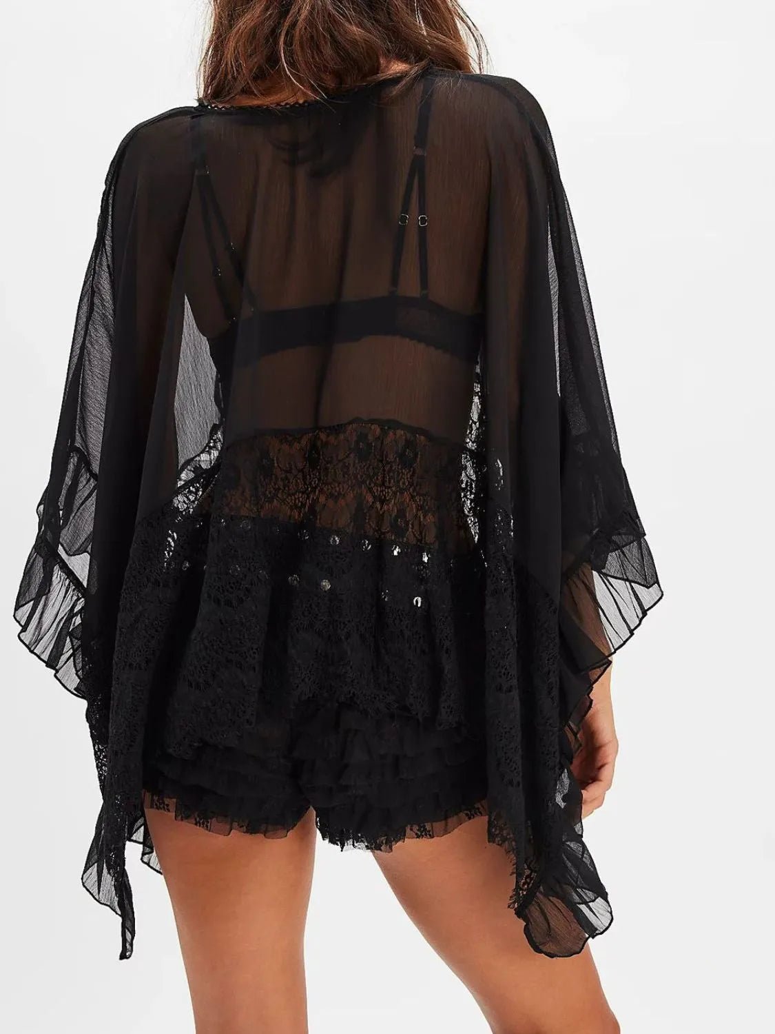 The Isla Lace Ruffle Cover - Up - NORIVE