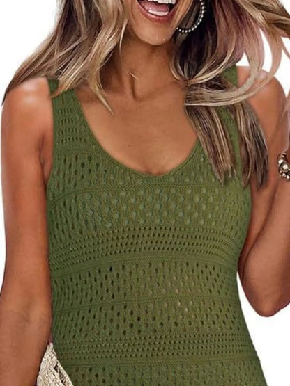 The Isla Side Slit Crochet Cover - Up - NORIVE