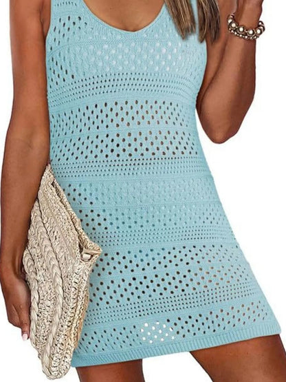The Isla Side Slit Crochet Cover - Up - NORIVE