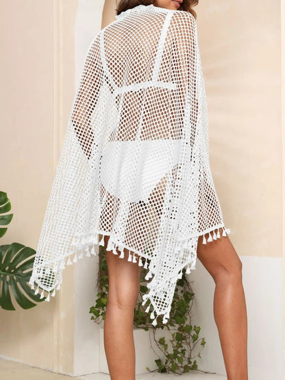 The Isla Tassel Openwork Cover - Up - NORIVE