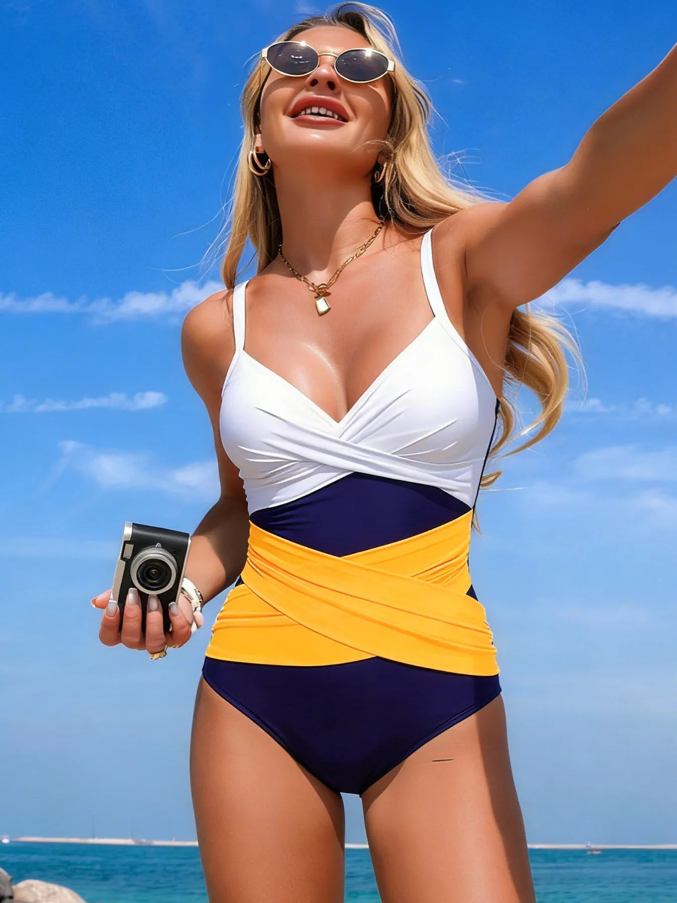 The Riviera Colorblock One - Piece - NORIVE