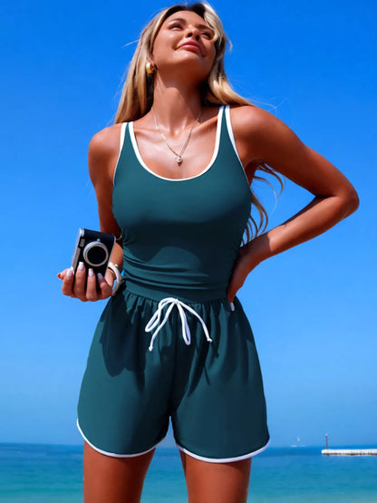 The Riviera Contrast Scoop One - Piece - NORIVE