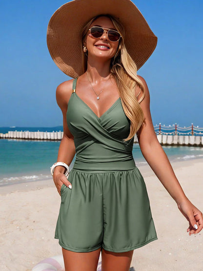 The Riviera V - Neck One - Piece - NORIVE