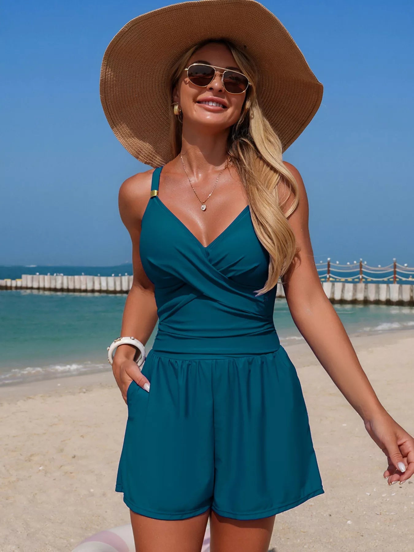 The Riviera V - Neck One - Piece - NORIVE