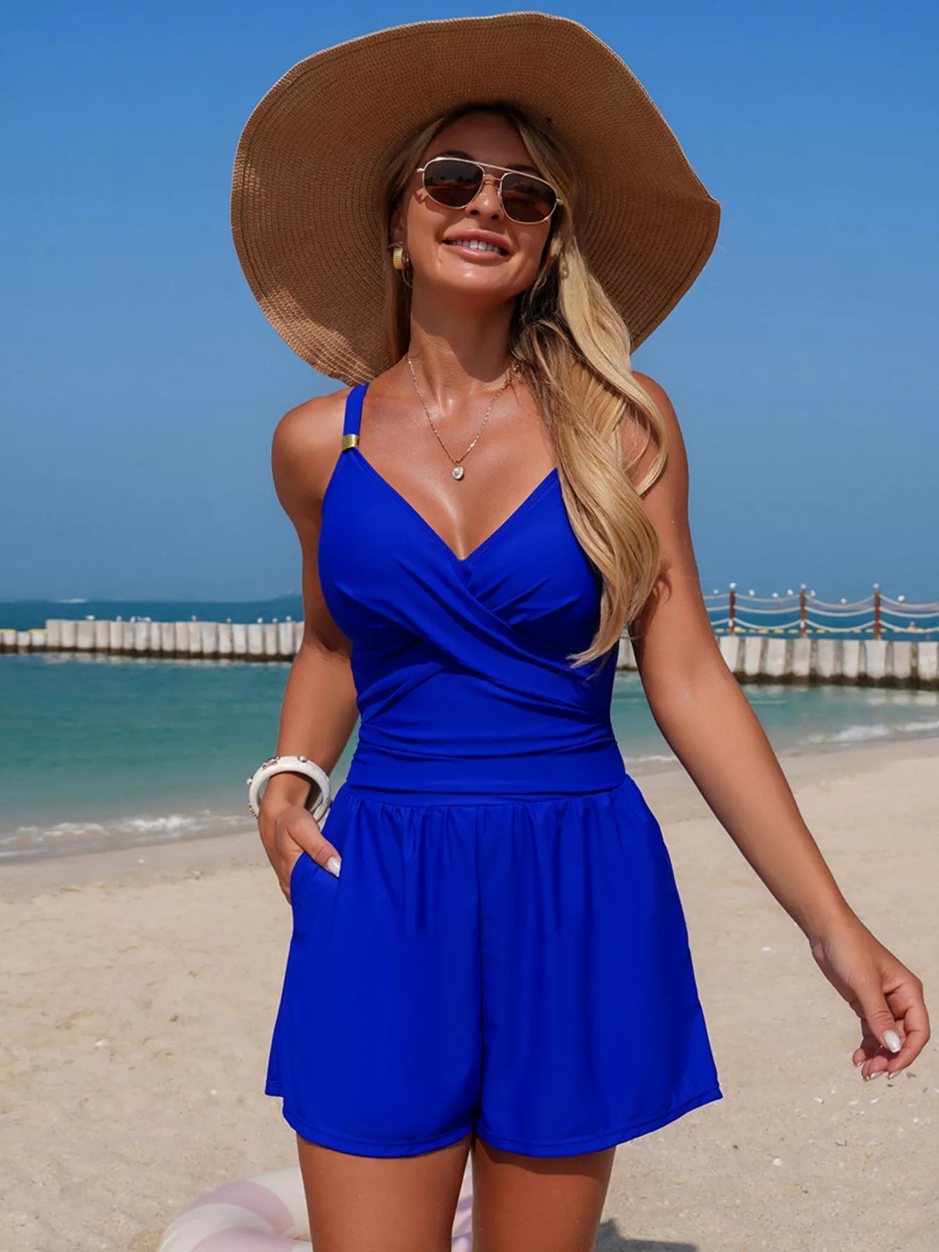 The Riviera V - Neck One - Piece - NORIVE