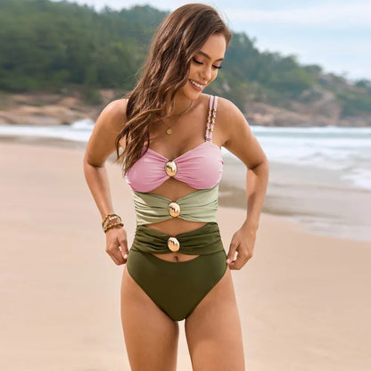 The Solana Colorblock One - Piece - NORIVE