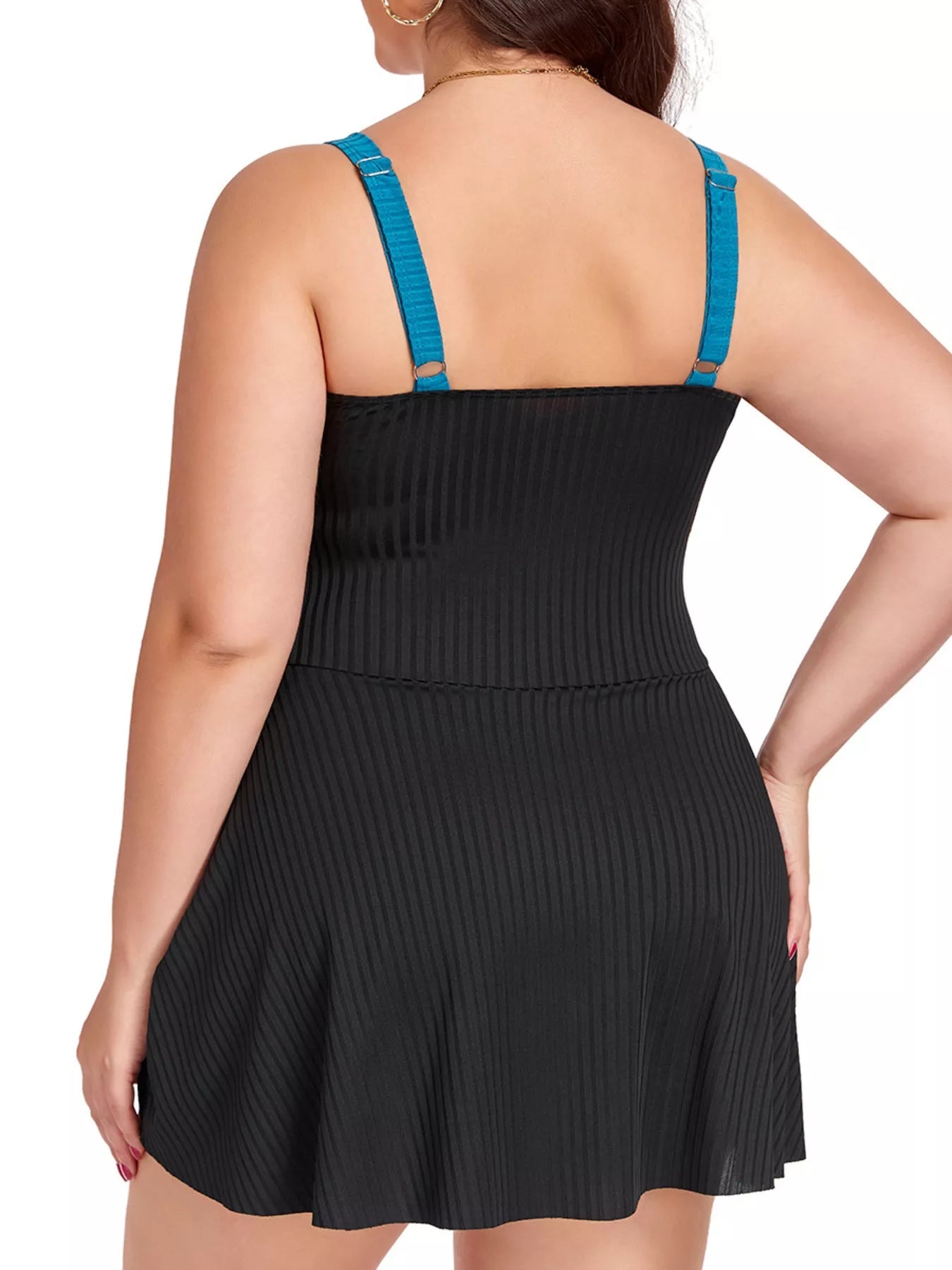 The Solana Curve Ruched Swim Dress - NORIVE